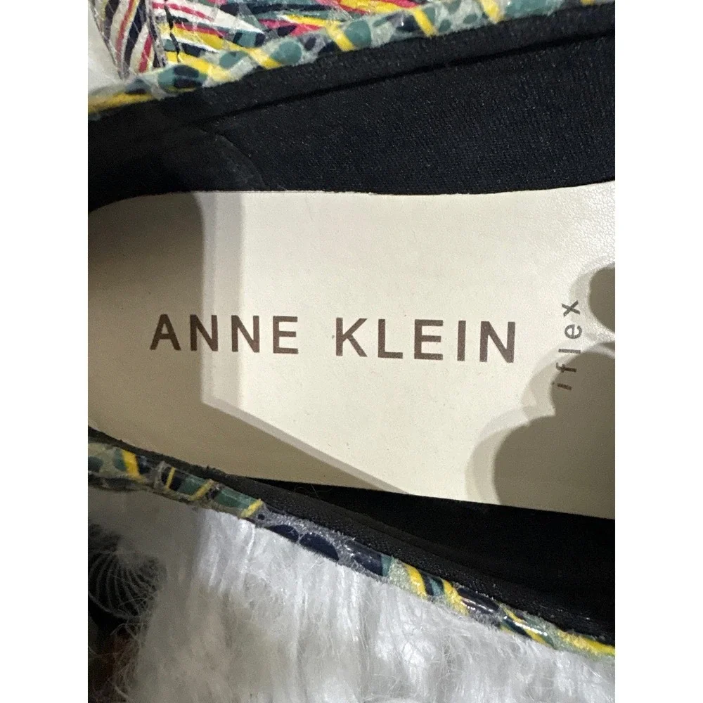 Anne Klein iFlex Tropical Palm Leaf Snake Emboss Loafer Multicolor Driving Mocs